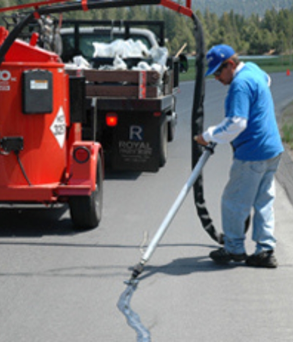 Driveway Crack Filler Services Premier Sealcoating LLC